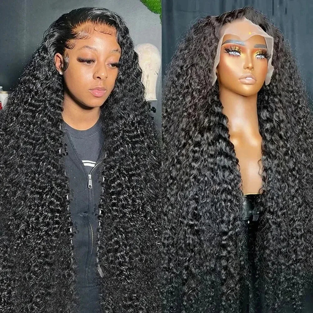 Deep Wave 13x4 Hd Lace Front Human Hair Wig 42 Inch 13x6 Hd Frontal