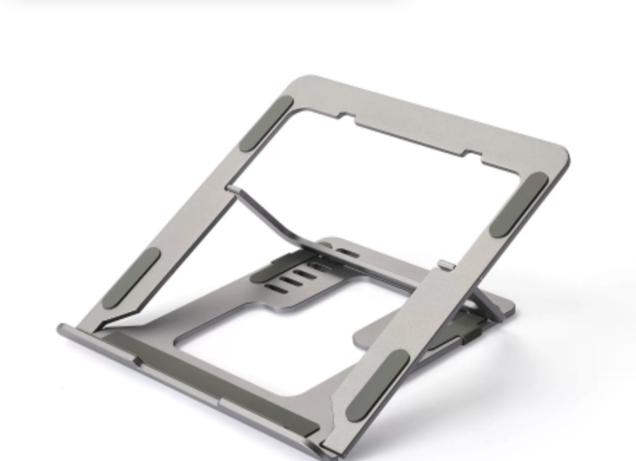 Laptop Stand with Adjustable Height and Cooling Feature