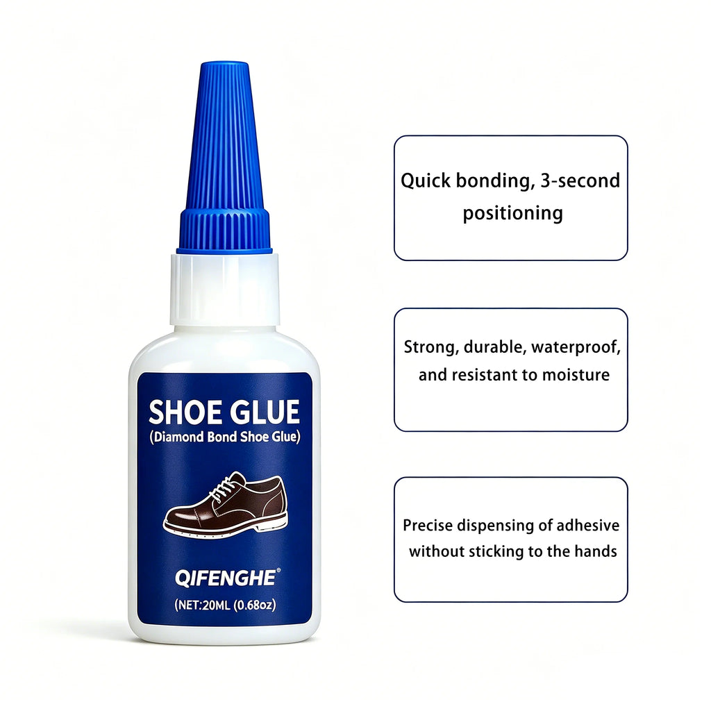 Diamond Bond Shoe Glue, Strong Flexible Adhesive for Long-Lasting