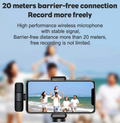 Wireless Lavalier Microphone for iPhone and Android