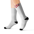 Peru Wordmark Socks - White