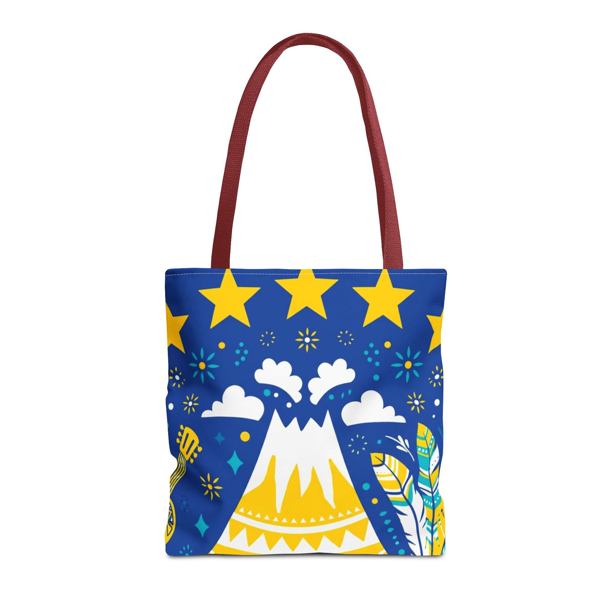 Cape Verde Volcano & Stars Tote Bag