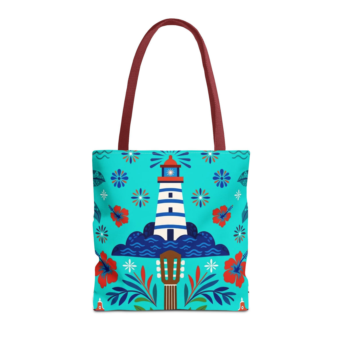Dominican Republic Guitar & Maracas Tote Bag