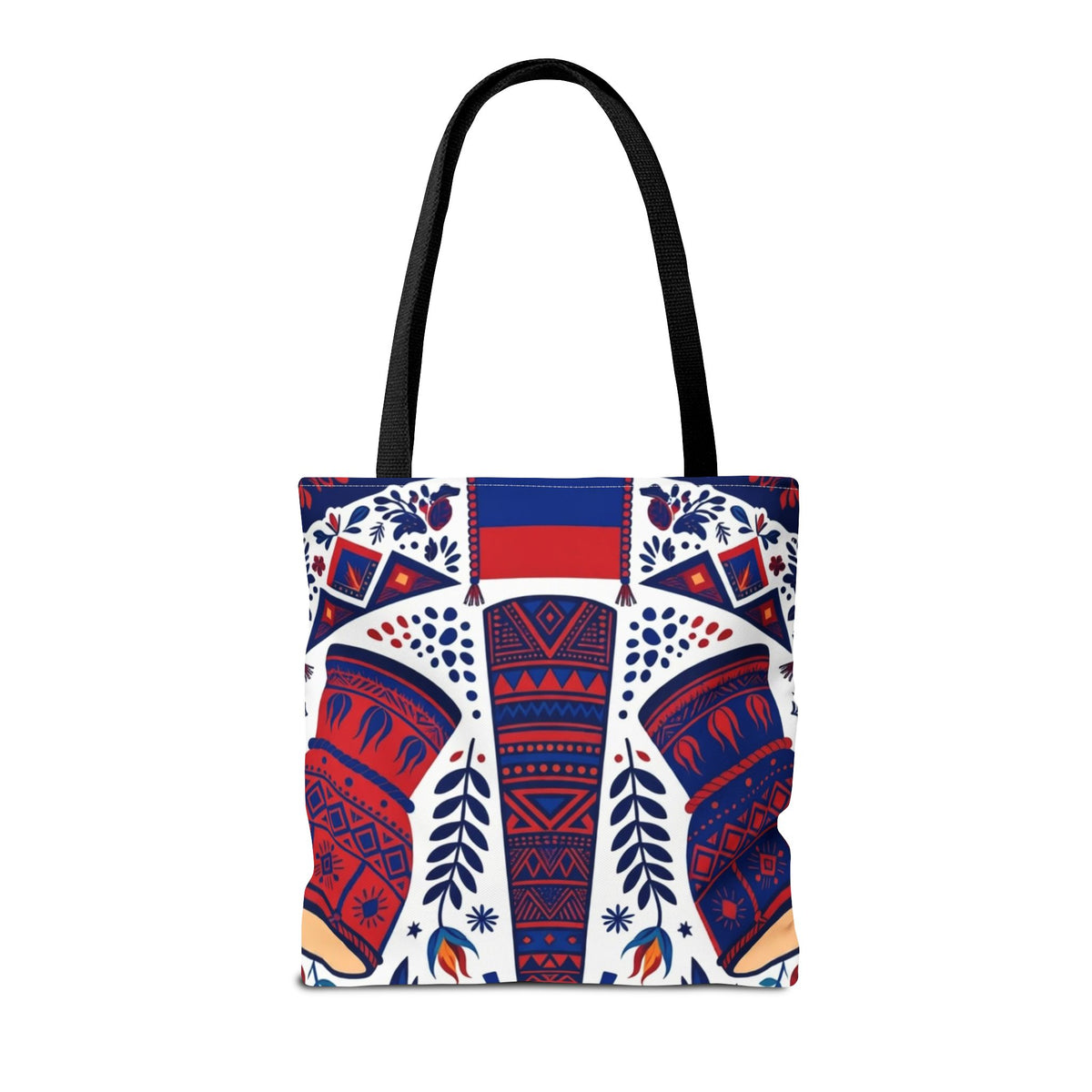 Haiti Palm & Drums Tote Bag