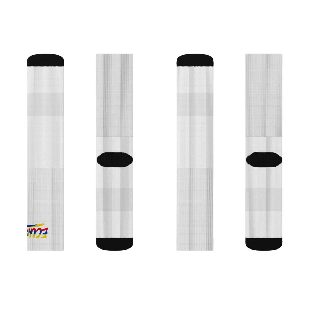 Ecuador Wordmark Socks - White