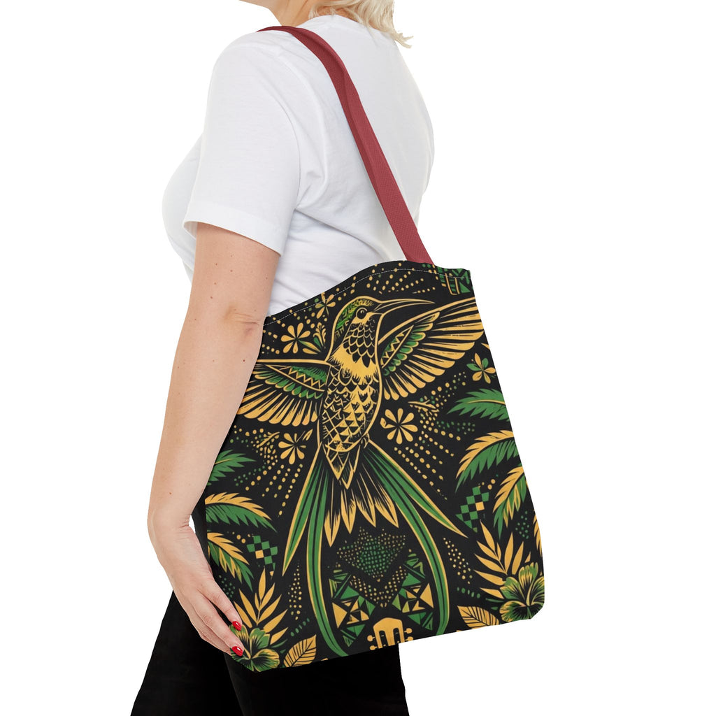 Jamaica Hummingbird & Guitar Tote Bag