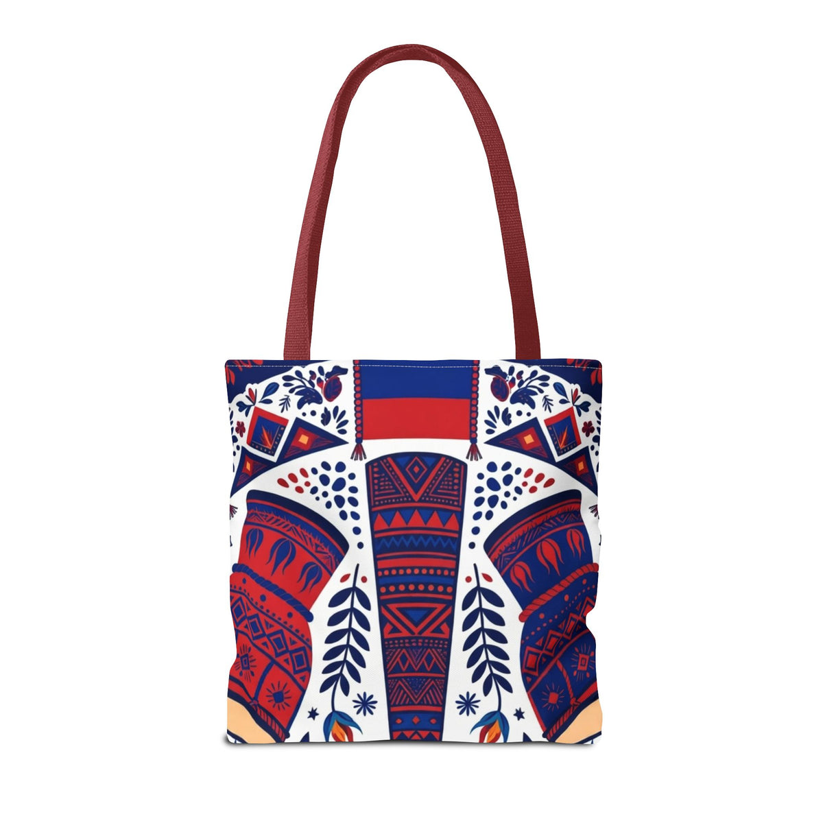 Haiti Palm & Drums Tote Bag
