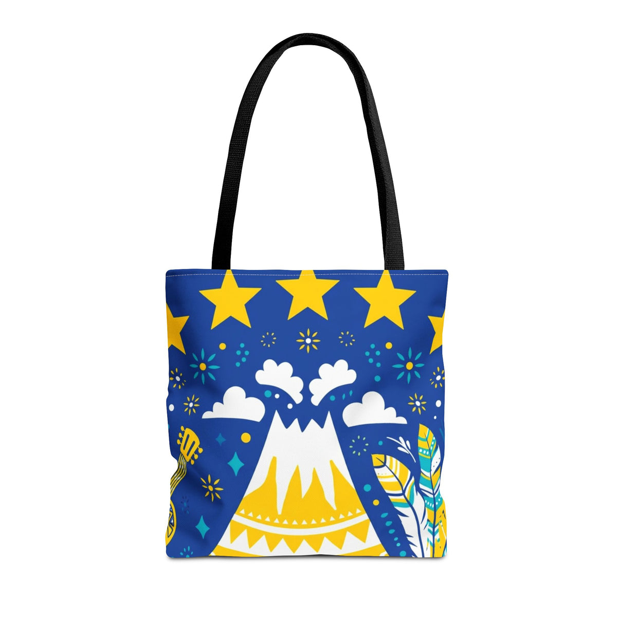 Cape Verde Volcano & Stars Tote Bag
