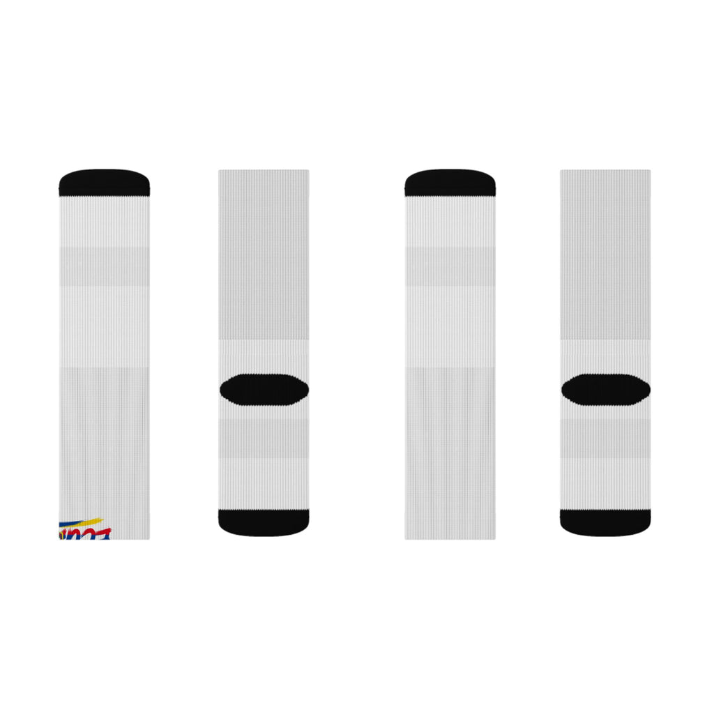 Ecuador Wordmark Socks - White