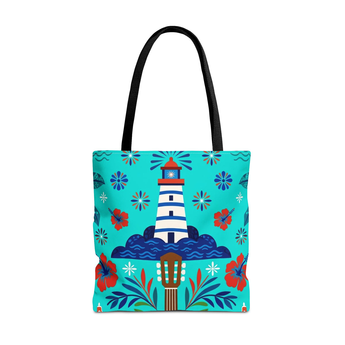 Dominican Republic Guitar & Maracas Tote Bag