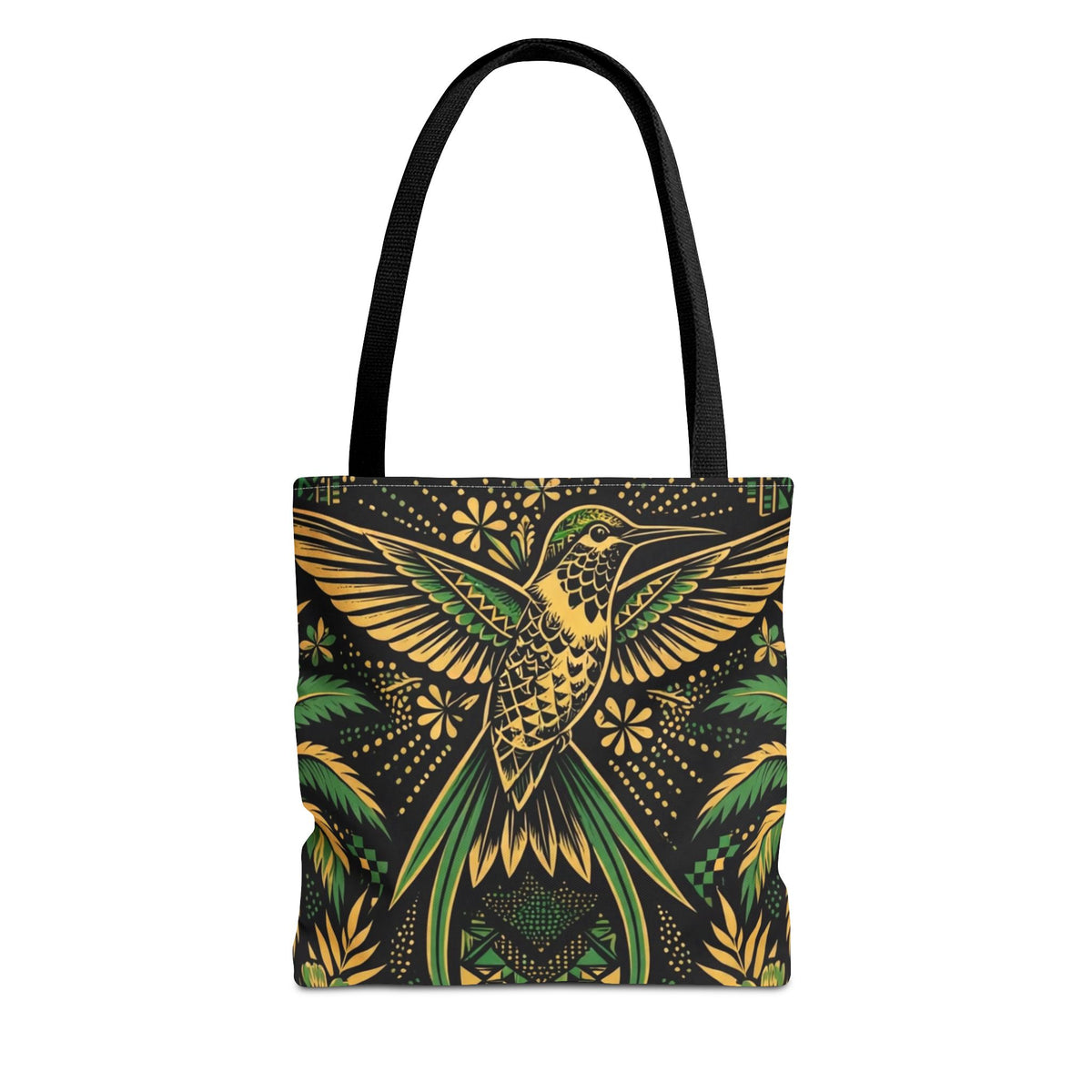 Jamaica Hummingbird & Guitar Tote Bag
