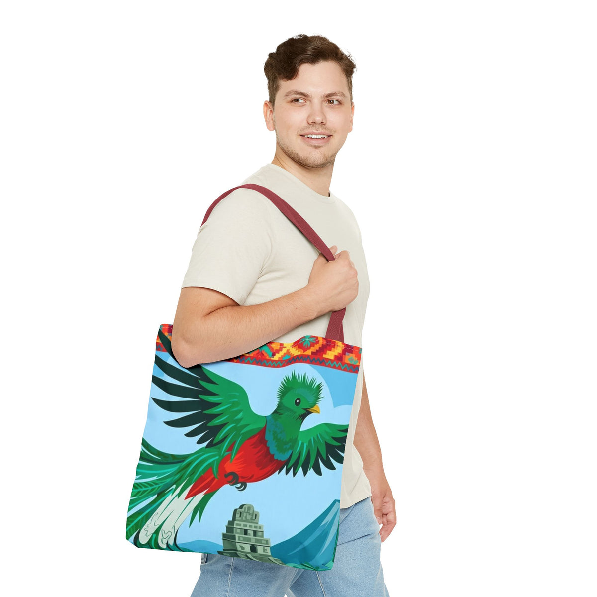 Guatemala Quetzal & Tikal Tote Bag