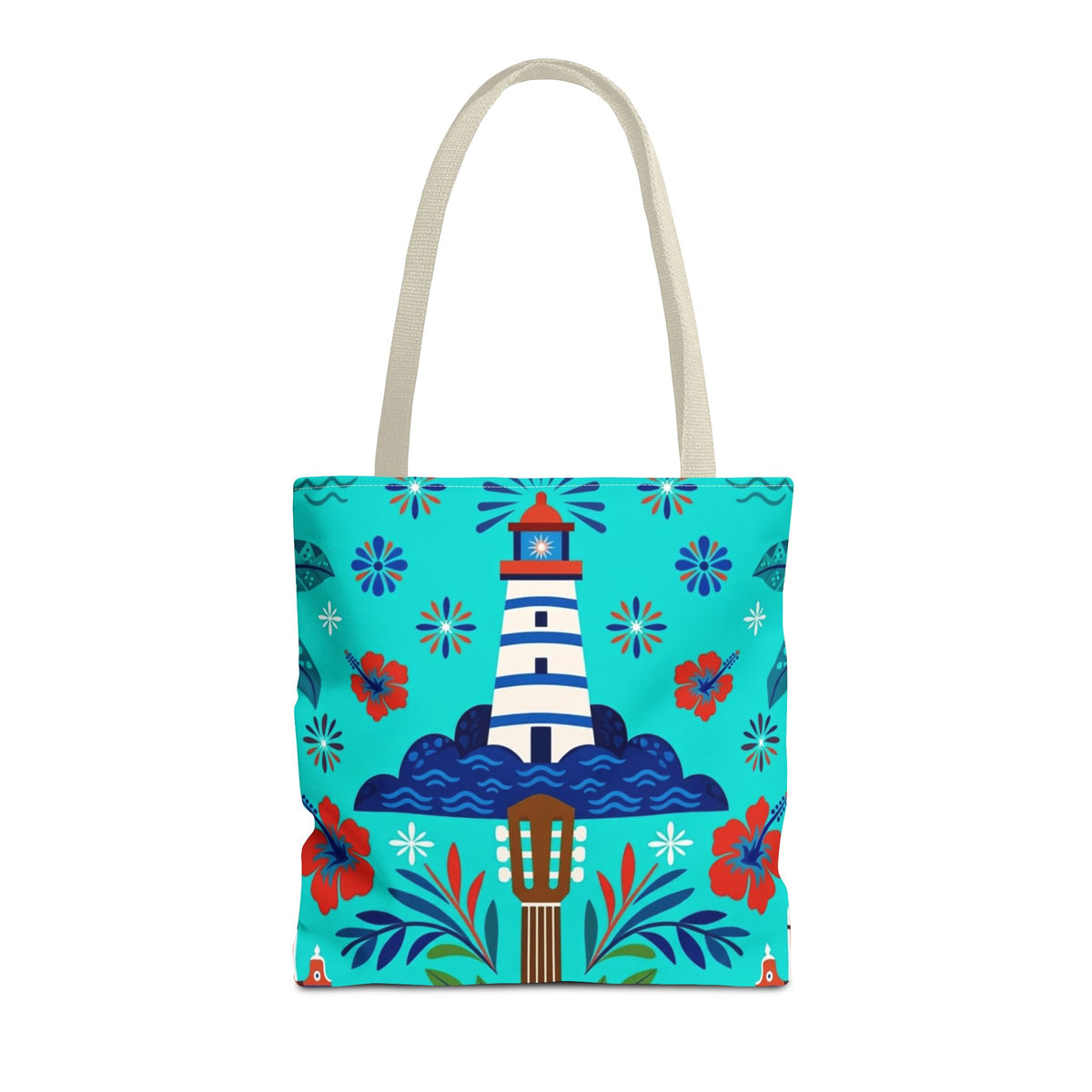 Dominican Republic Guitar & Maracas Tote Bag