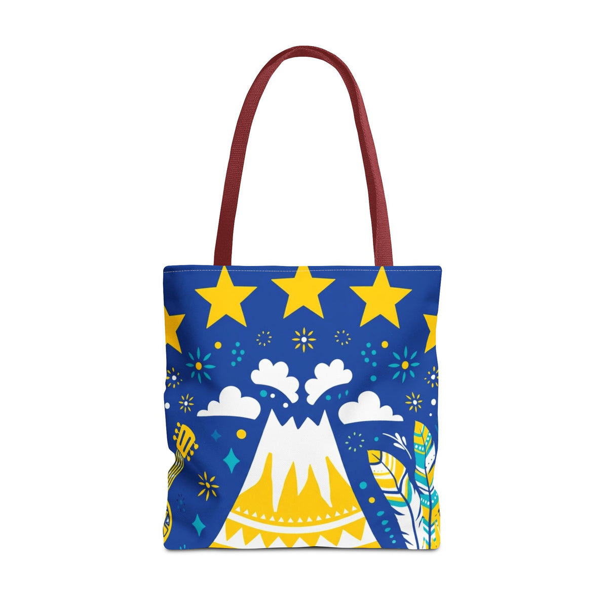 Cape Verde Volcano & Stars Tote Bag
