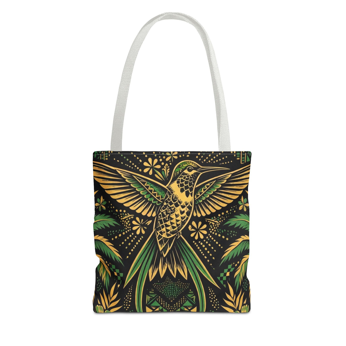 Jamaica Hummingbird & Guitar Tote Bag