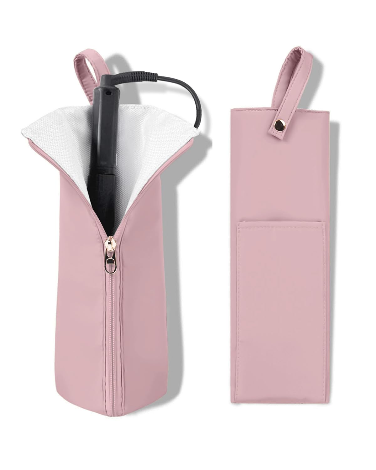 Easy-U Hot Iron Holder & Mat Heat Resistant Travel Bag for Curling