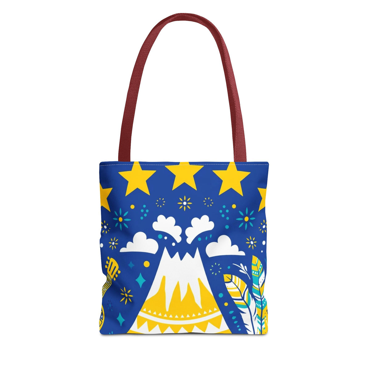 Cape Verde Volcano & Stars Tote Bag