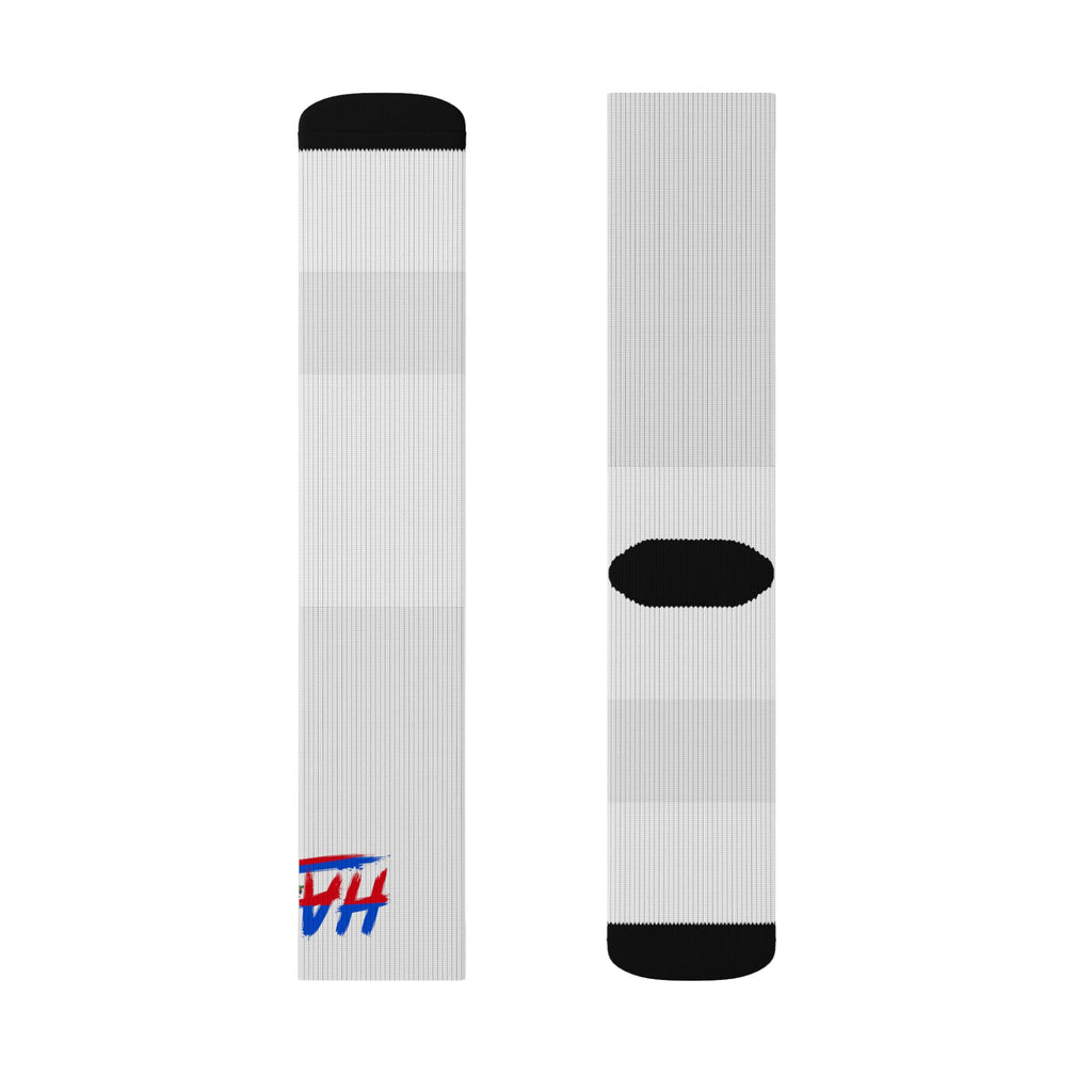 Haiti Wordmark Socks - White
