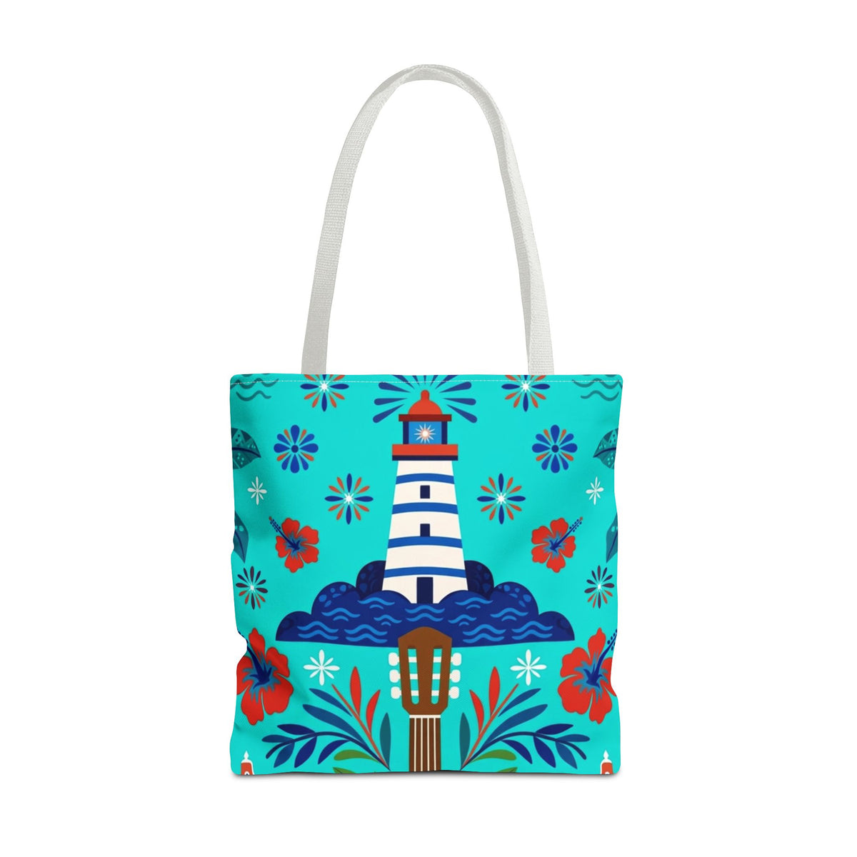 Dominican Republic Guitar & Maracas Tote Bag
