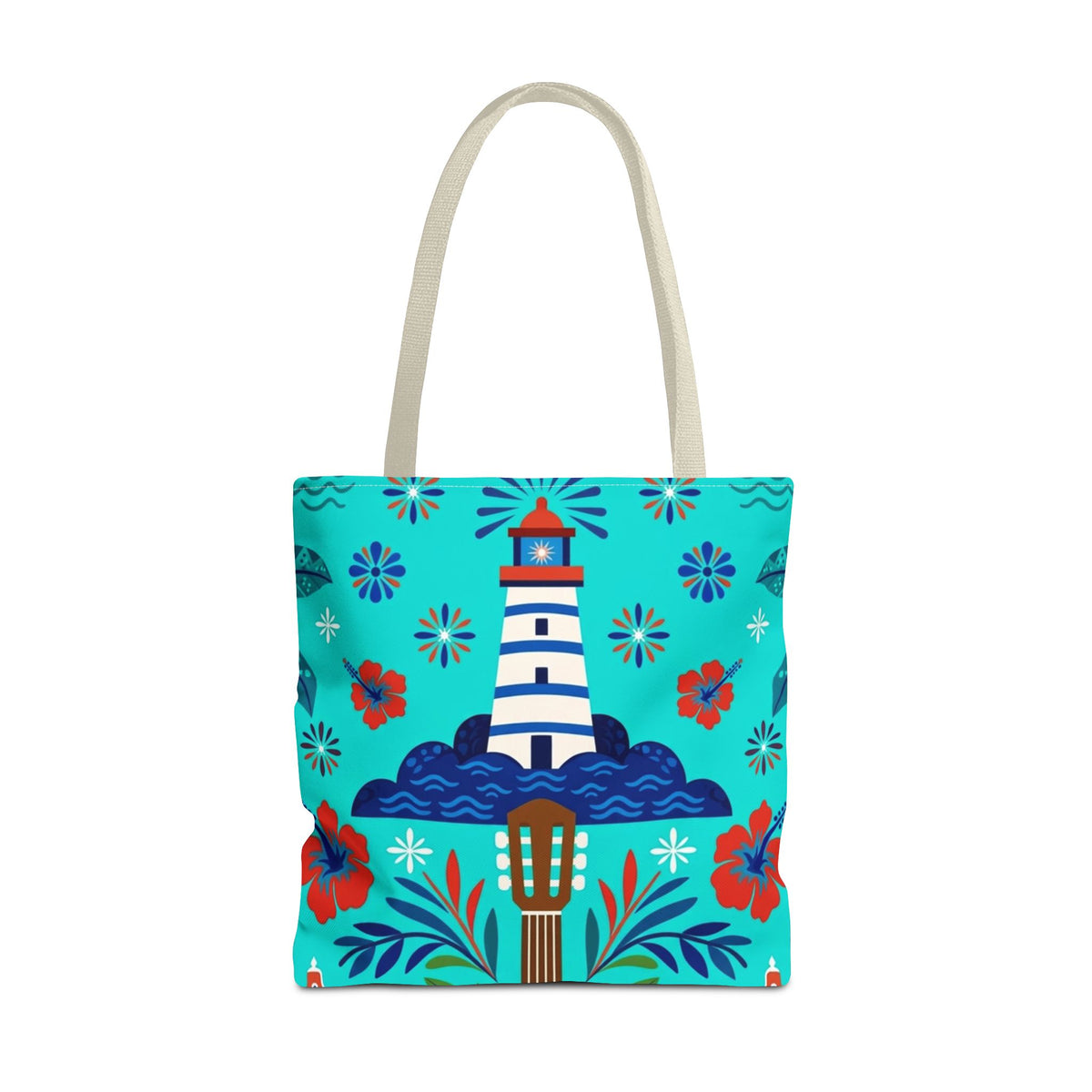 Dominican Republic Guitar & Maracas Tote Bag
