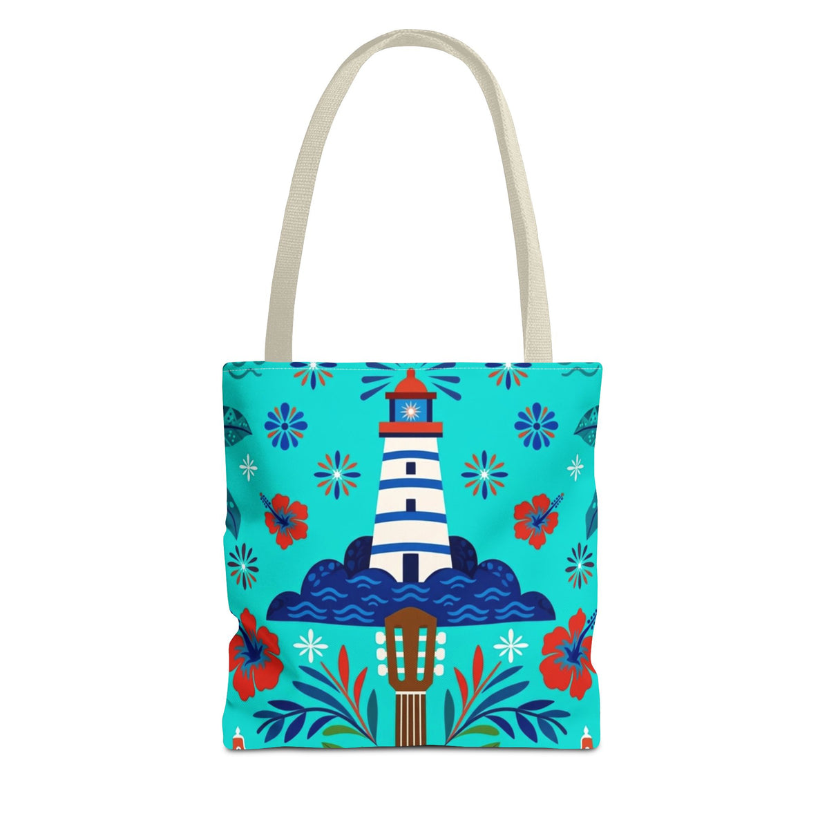 Dominican Republic Guitar & Maracas Tote Bag