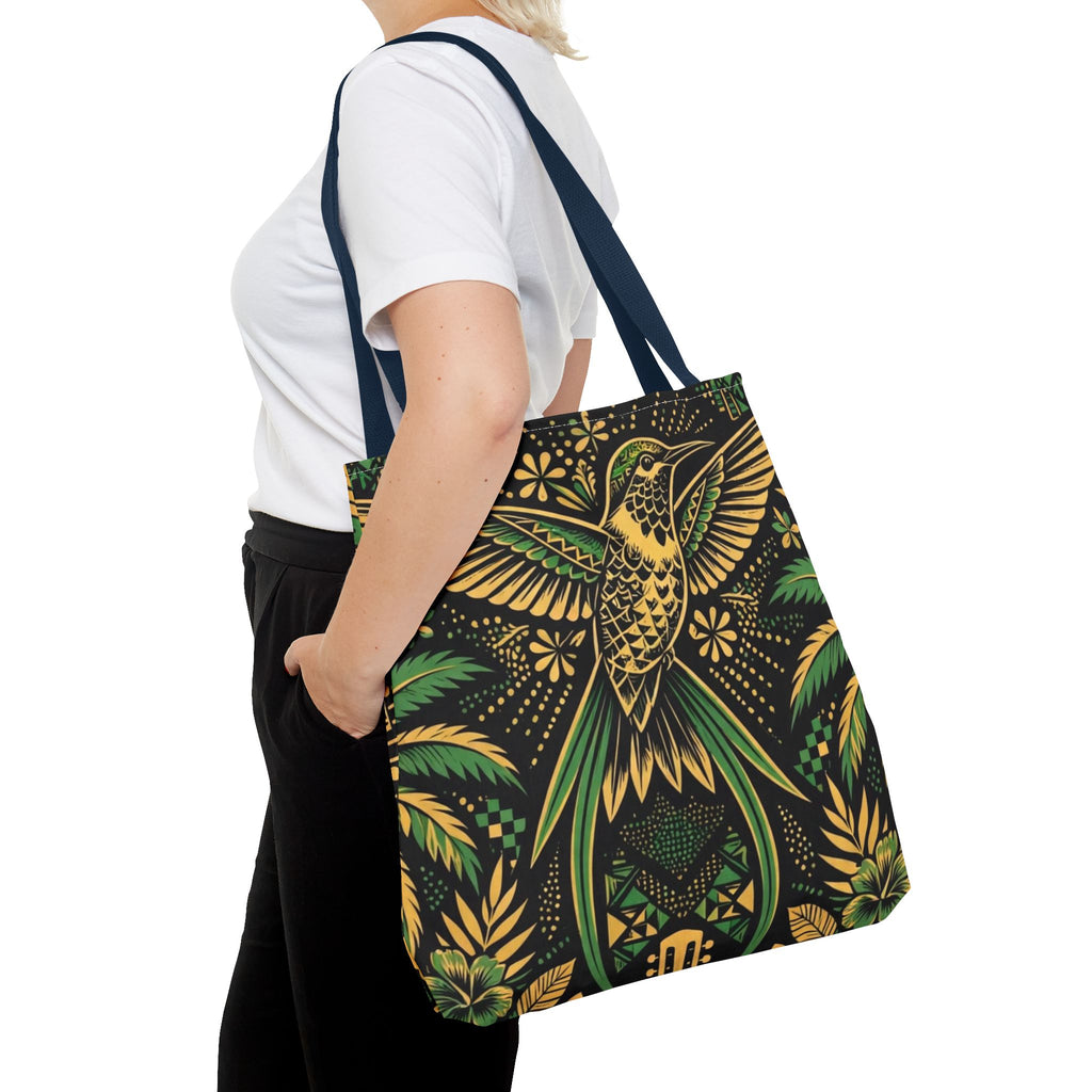 Jamaica Hummingbird & Guitar Tote Bag