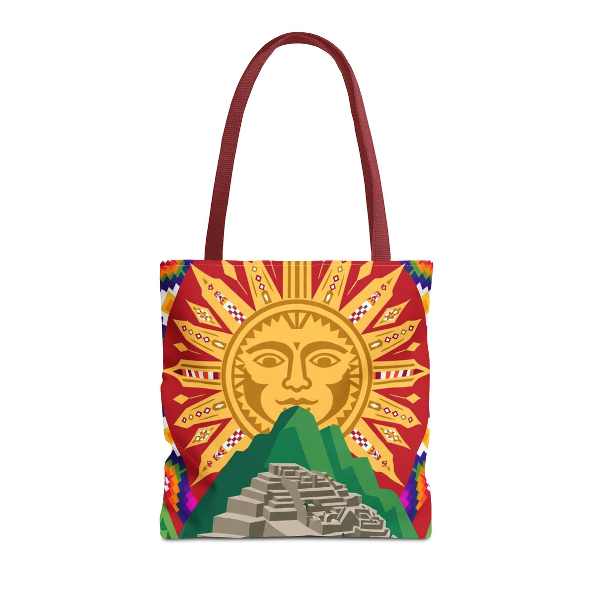 Peru Llama & Machu Picchu Tote Bag