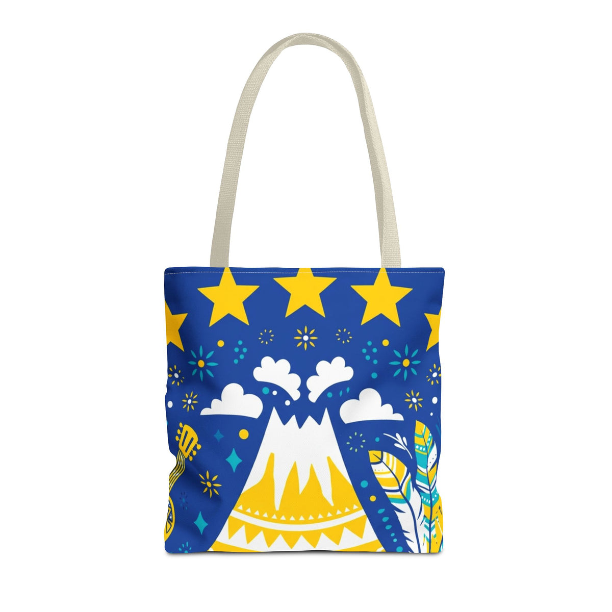 Cape Verde Volcano & Stars Tote Bag