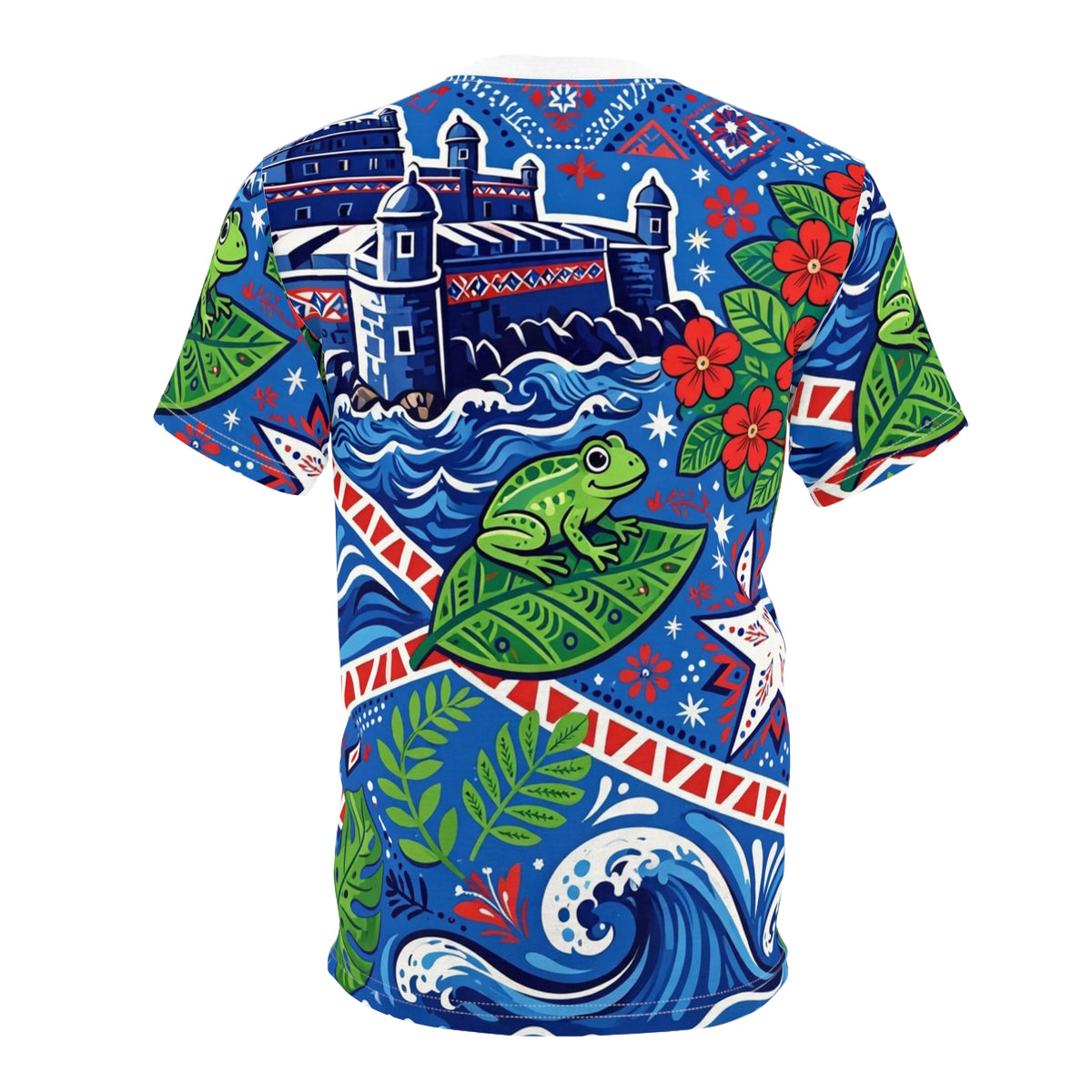 Puerto Rico El Morro & Coquí All-Over Print T-Shirt