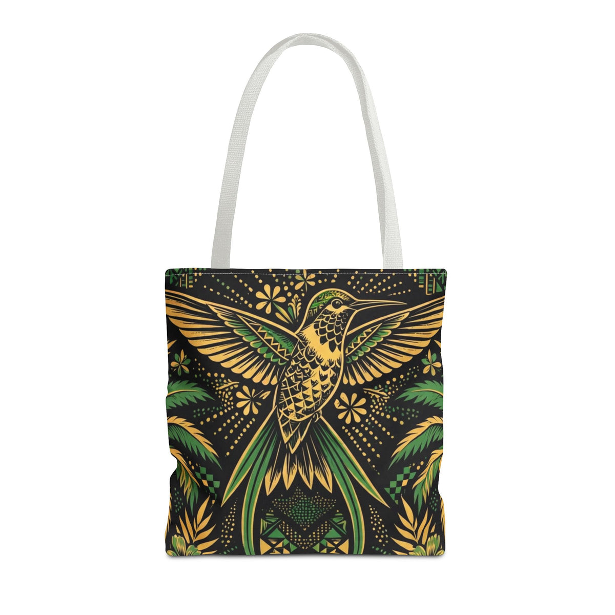 Jamaica Hummingbird & Guitar Tote Bag
