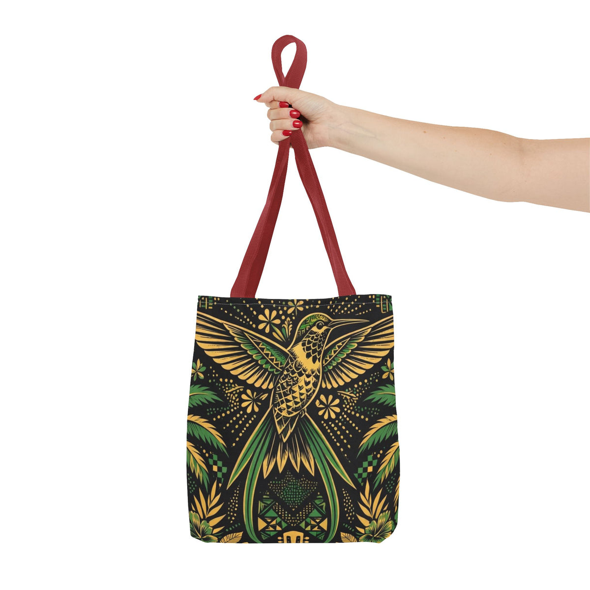 Jamaica Hummingbird & Guitar Tote Bag