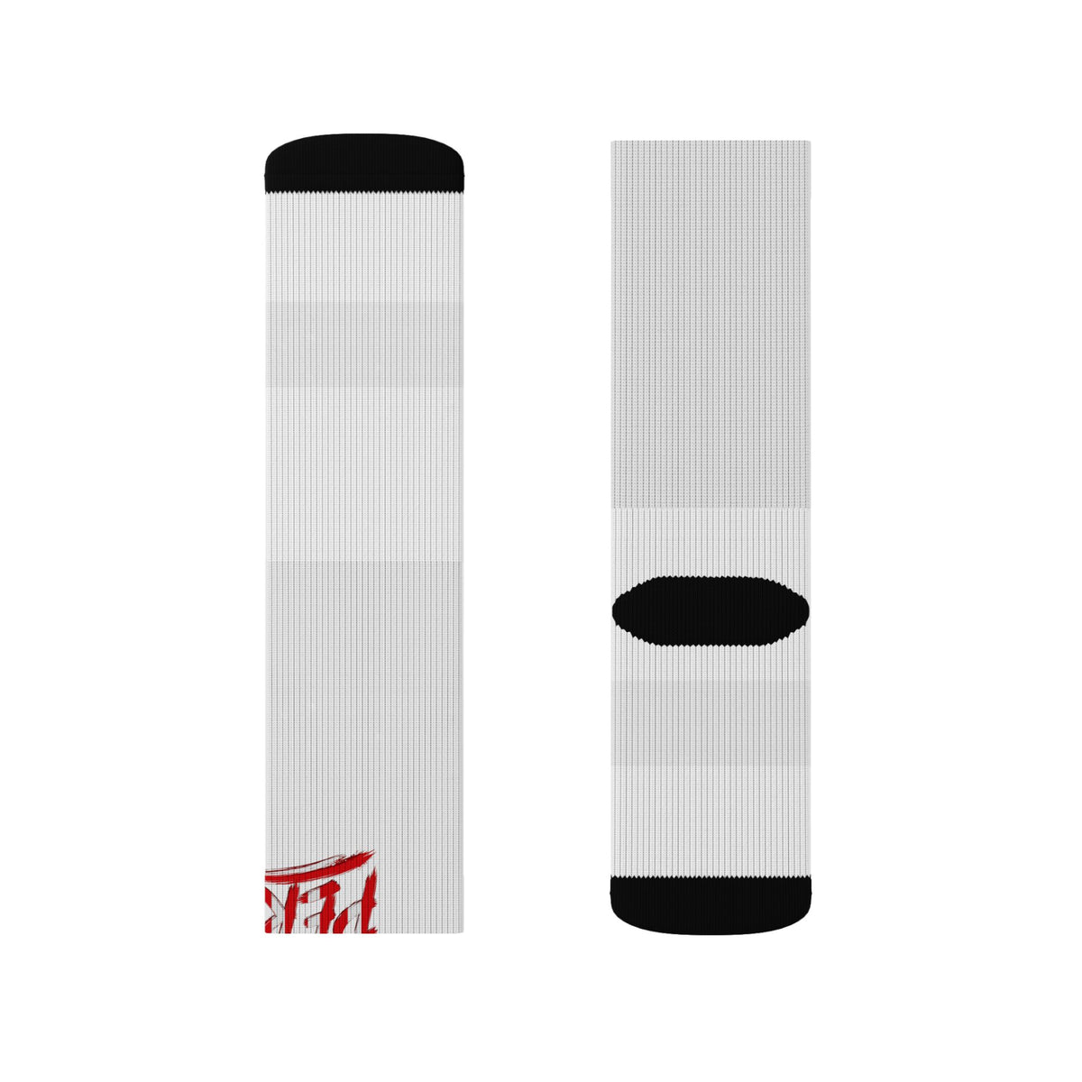 Peru Wordmark Socks - White