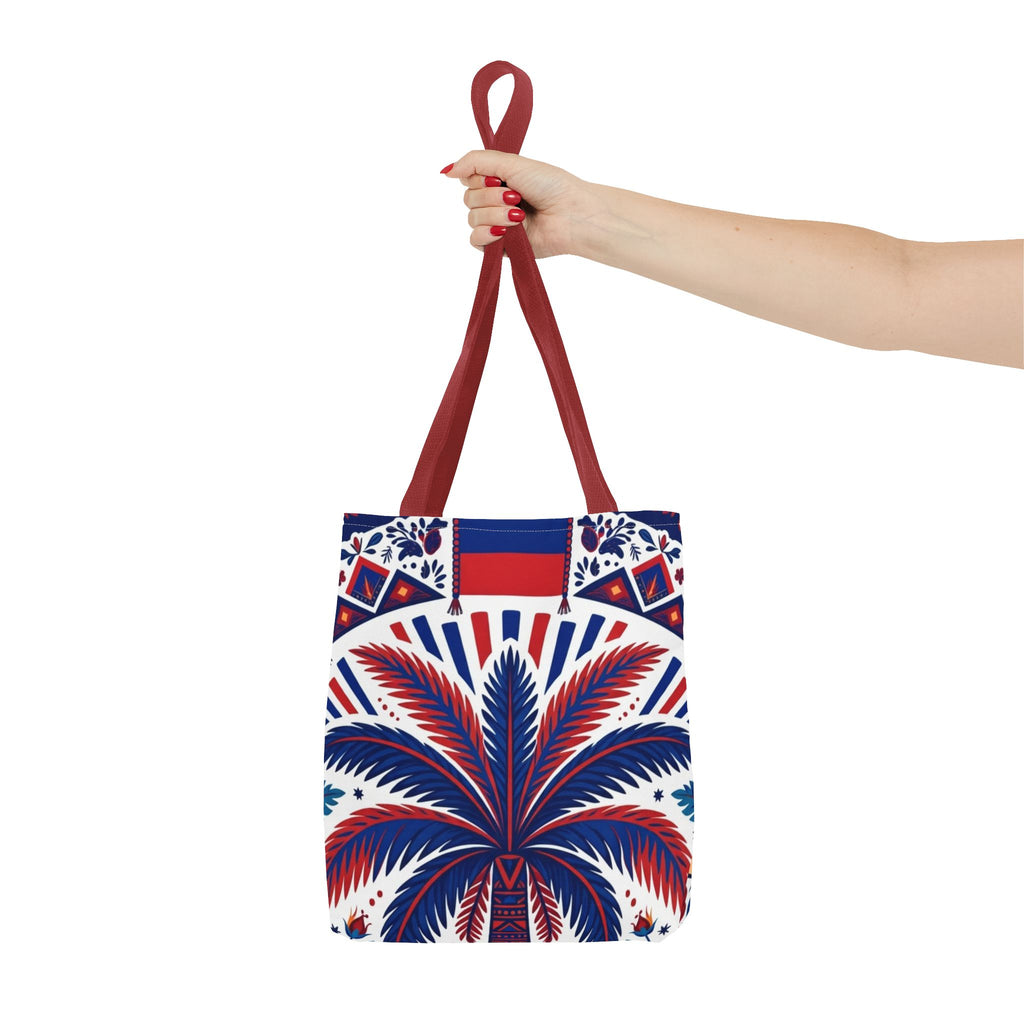 Haiti Palm & Drums Tote Bag
