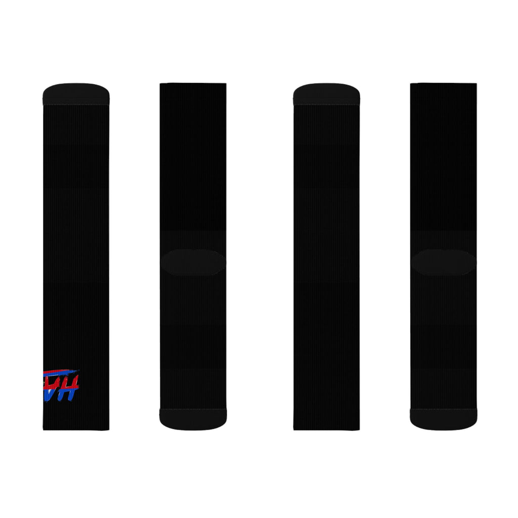 Haiti Wordmark Socks - Black