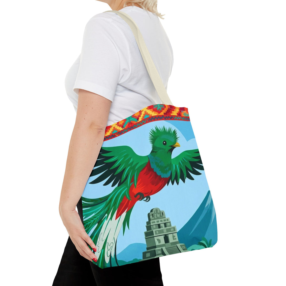 Guatemala Quetzal & Tikal Tote Bag