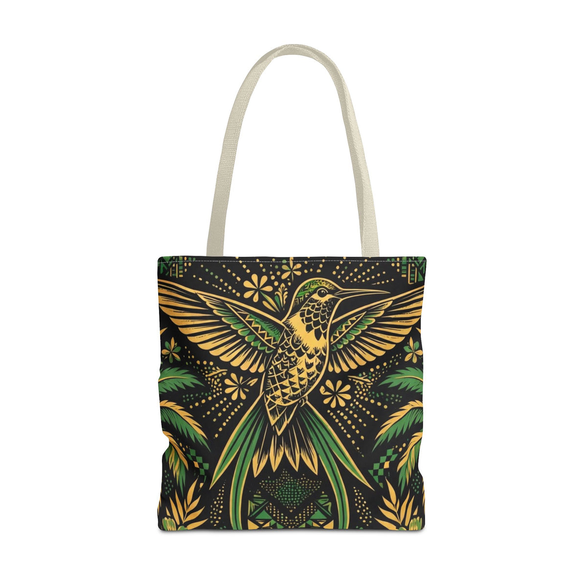 Jamaica Hummingbird & Guitar Tote Bag