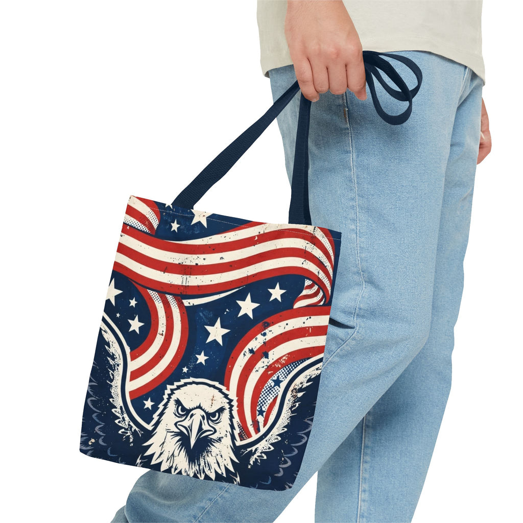 USA Eagle & Flag Tote Bag