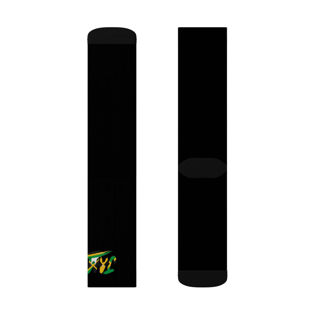 Jamaica Wordmark Socks - Black