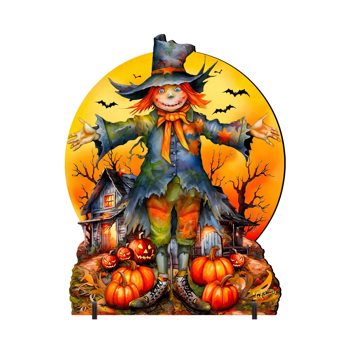Halloween Scarecrow Freestanding Decor - Outdoor by G. Debrekht