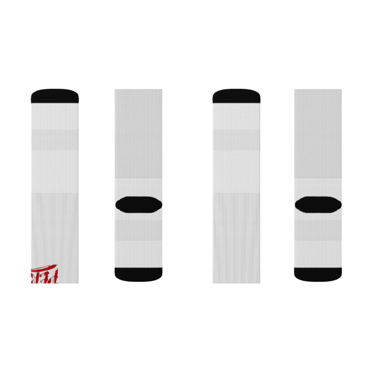 Peru Wordmark Socks - White