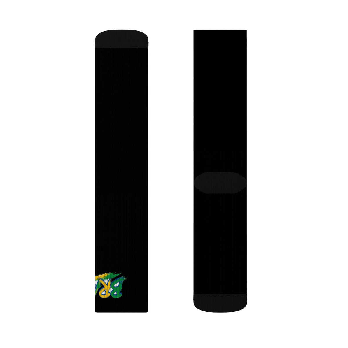 Brazil Wordmark Socks - Black