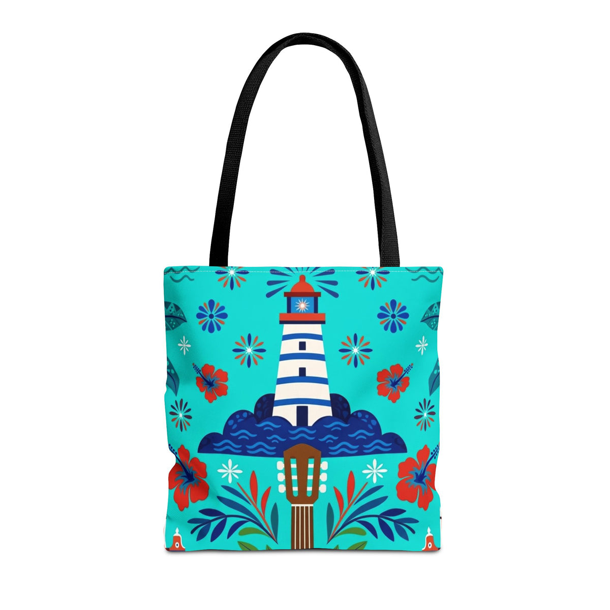 Dominican Republic Guitar & Maracas Tote Bag