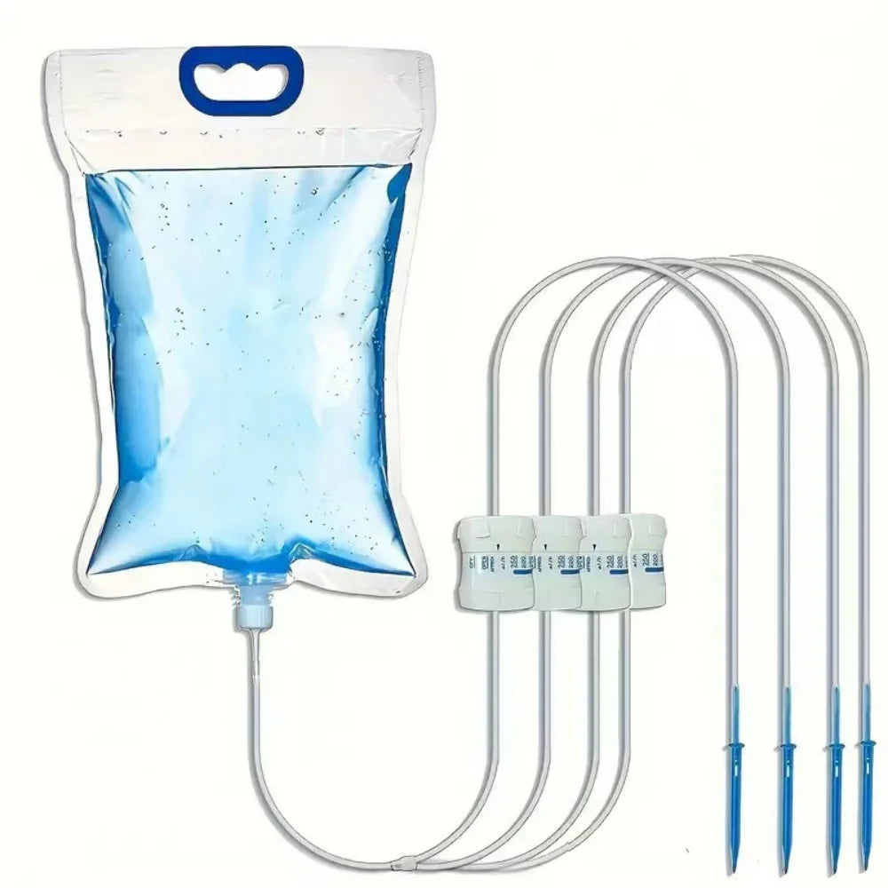 1pc 5.2L/6.5L Automatic Watering Device Plant Watering Bag Control Of Water Dripping Flow Water Bag Lazy Travel Dripper