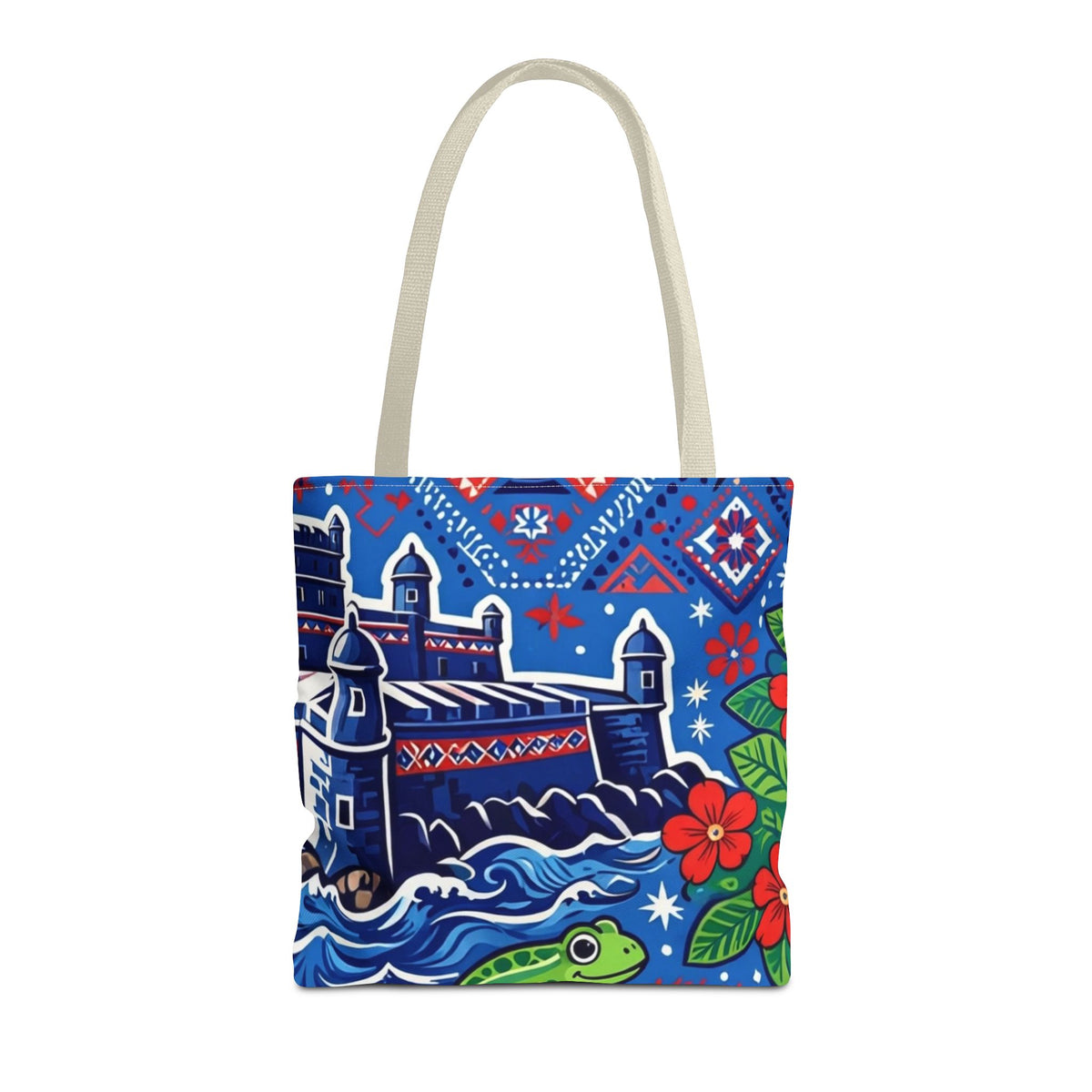 Puerto Rico El Morro & Coquí Tote Bag
