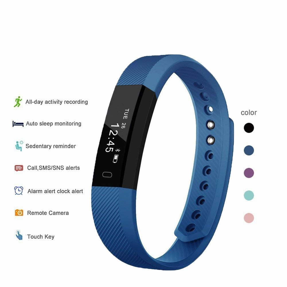SmartFit Slim Activity Tracker and Monitor Smart Watch with Free Extra