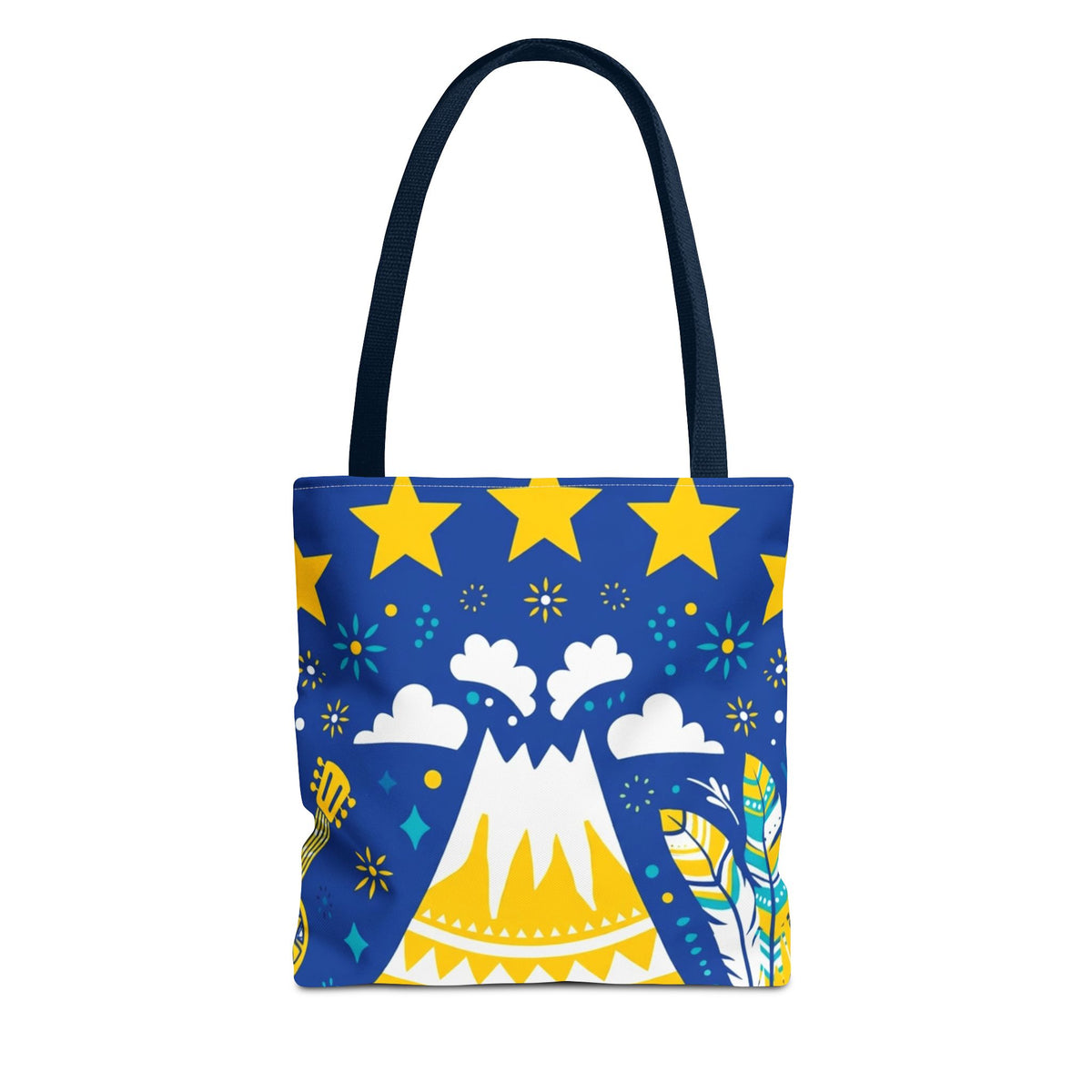 Cape Verde Volcano & Stars Tote Bag