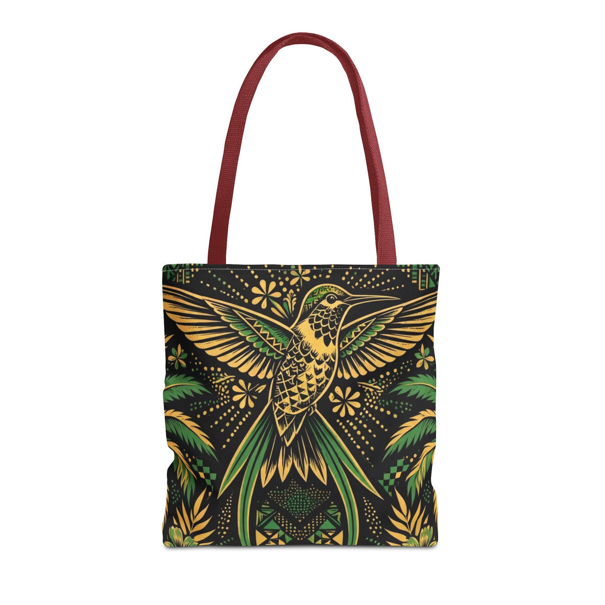 Jamaica Hummingbird & Guitar Tote Bag