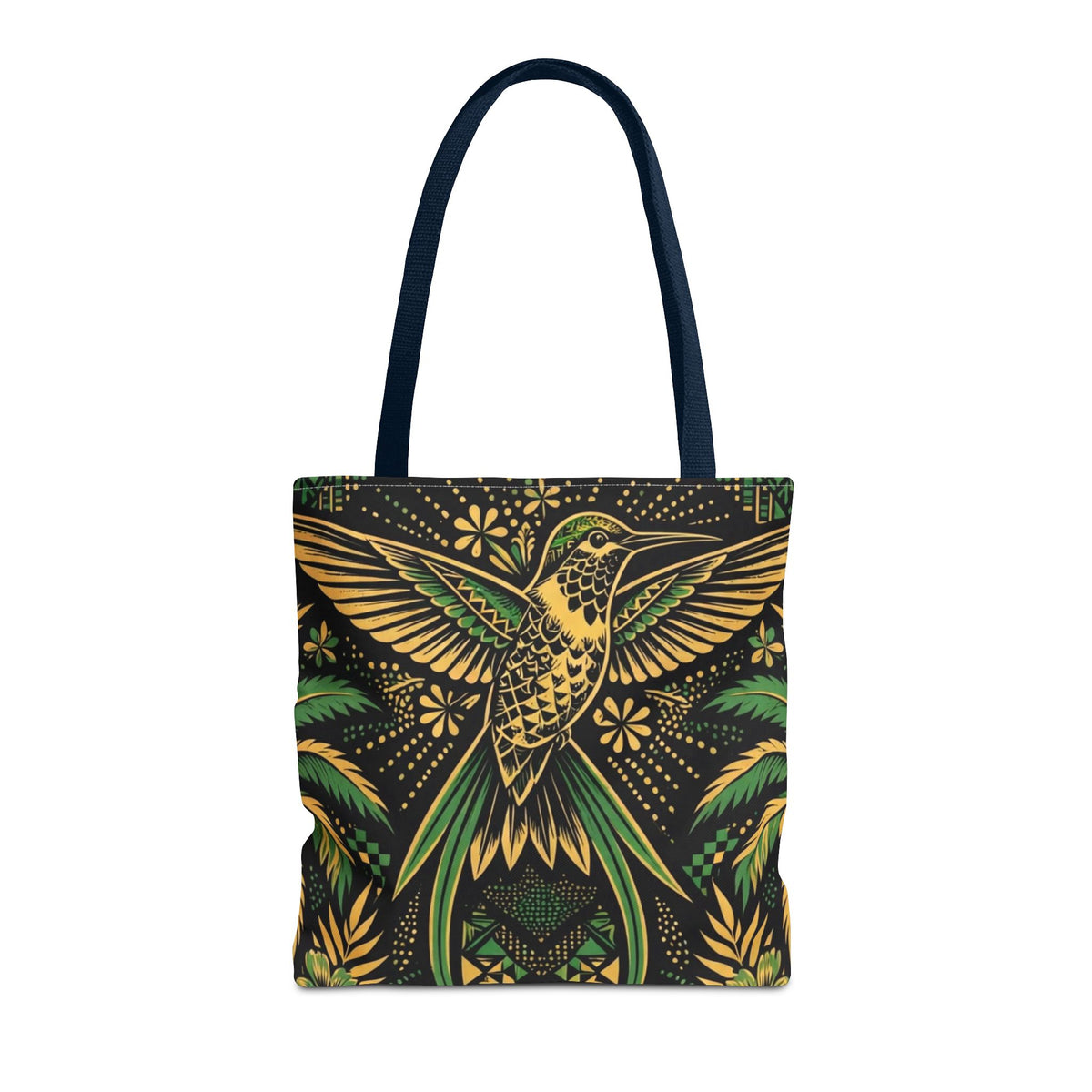 Jamaica Hummingbird & Guitar Tote Bag