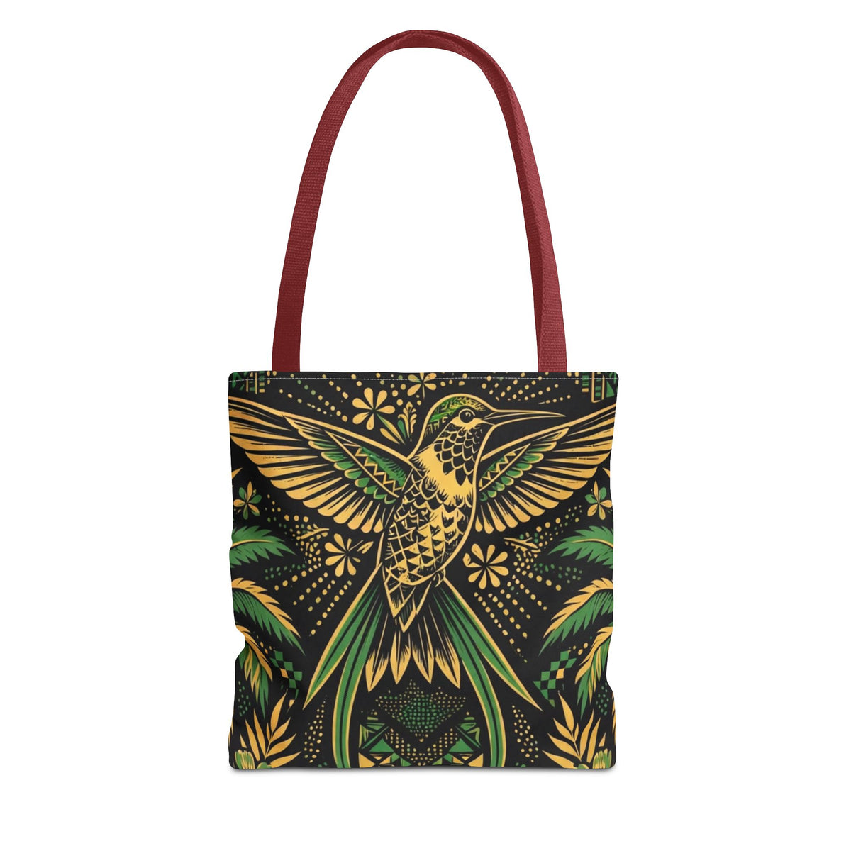 Jamaica Hummingbird & Guitar Tote Bag