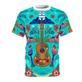 Dominican Republic Guitar & Maracas All-Over Print T-Shirt